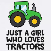 Just A Girl Who Loves Tractors 11oz C Handle Ceramic Mug
