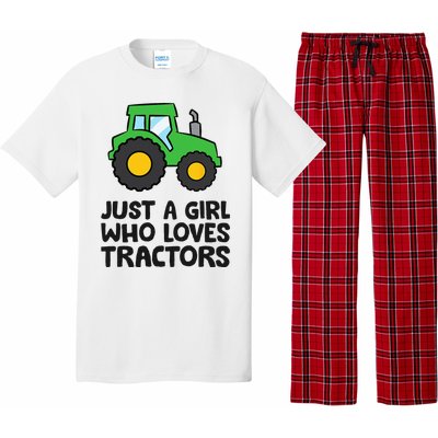 Just A Girl Who Loves Tractors Pajama Set