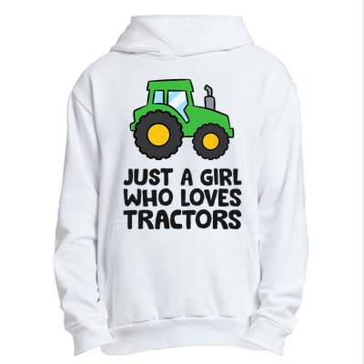 Just A Girl Who Loves Tractors Urban Pullover Hoodie