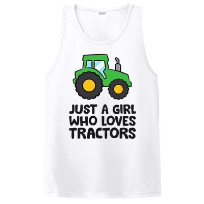 Just A Girl Who Loves Tractors PosiCharge Competitor Tank