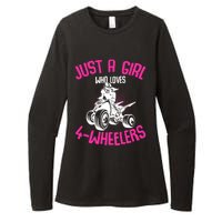 Just A Girl Who Loves 4 Wheelers Atv Quad Womens CVC Long Sleeve Shirt