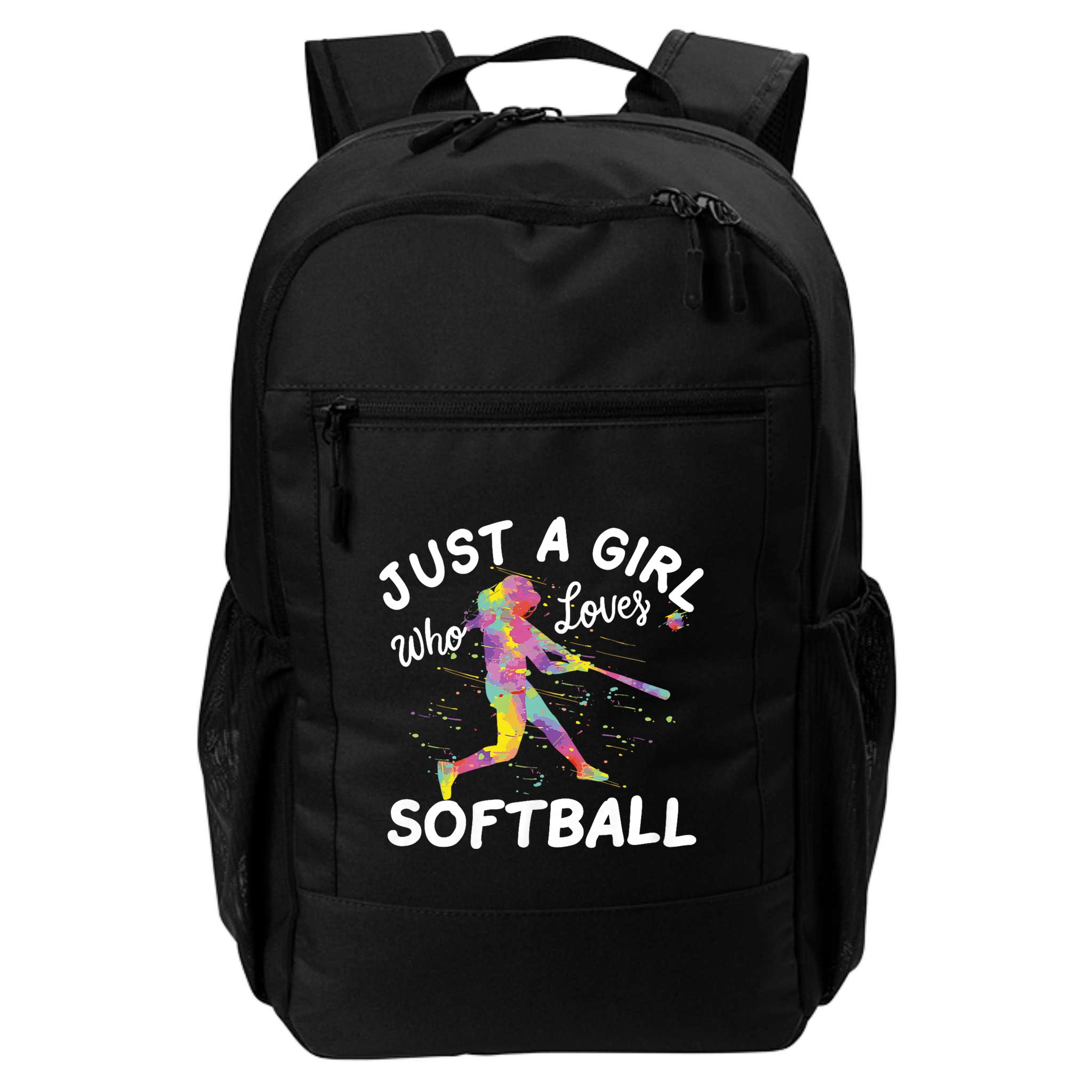 Just A Girl Who Loves Softball Backpack