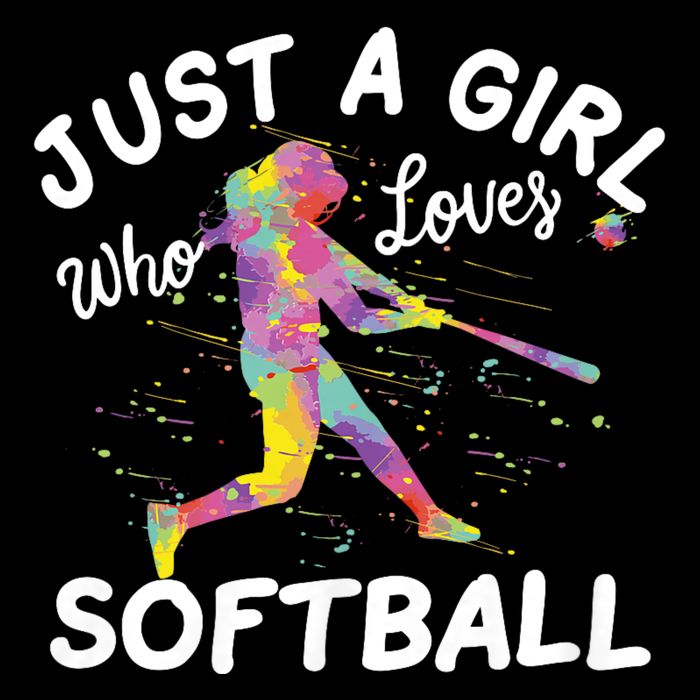 Just A Girl Who Loves Softball 16 in Basic Backpack