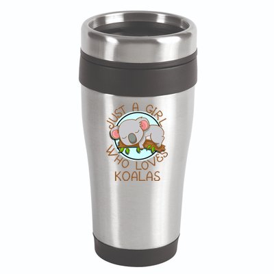 Just A Girl Who Loves Koala Bear Gift 16oz Travel Tumbler