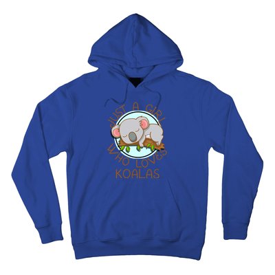 Just A Girl Who Loves Koala Bear Gift Hoodie