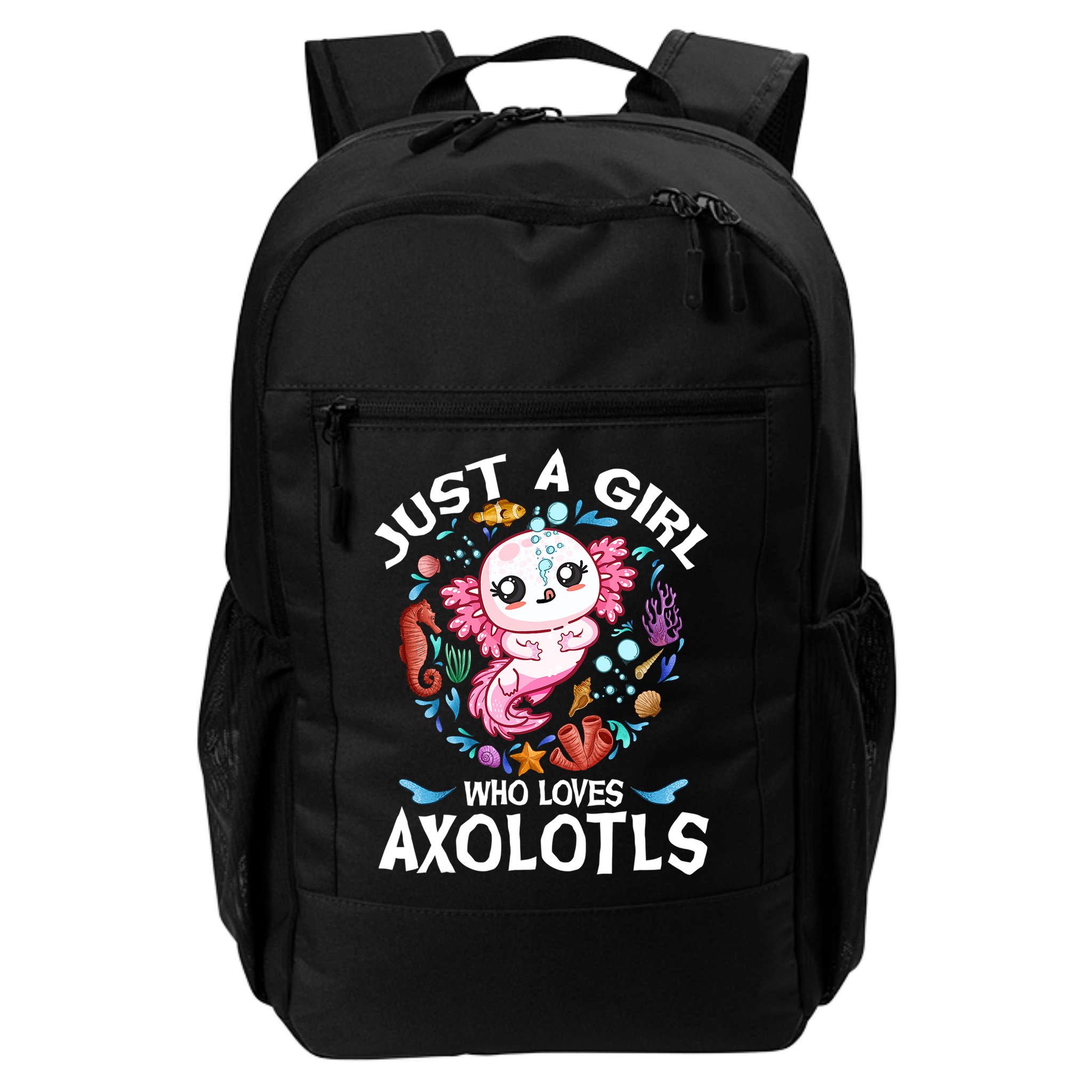Just a Girl Who Loves Axolotls Cute Axolotl  Backpack