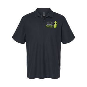 Just A Girl Who Loves Pickles Cuts Pickles Cooking Birthday Softstyle Adult Sport Polo