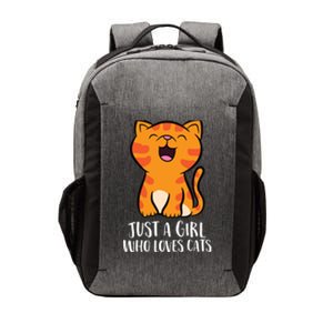 Just A Girl Who Loves Cats Vector Backpack