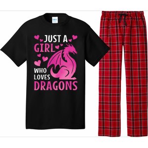 Just A Girl Who Loves Dragons  Pajama Set