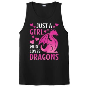 Just A Girl Who Loves Dragons  PosiCharge Competitor Tank