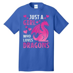 Just A Girl Who Loves Dragons  Tall T-Shirt