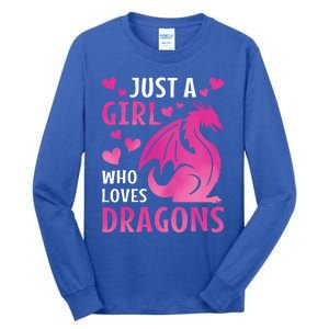 Just A Girl Who Loves Dragons  Tall Long Sleeve T-Shirt