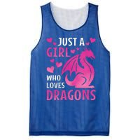 Just A Girl Who Loves Dragons  Mesh Reversible Basketball Jersey Tank