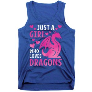 Just A Girl Who Loves Dragons  Tank Top