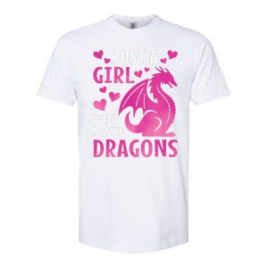 Just A Girl Who Loves Dragons  Softstyle CVC T-Shirt