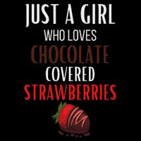 Just A Girl Who Loves Chocolate Covered Strawberries City Backpack