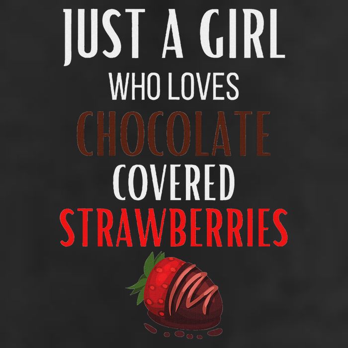 Just A Girl Who Loves Chocolate Covered Strawberries 11oz C Handle Ceramic Mug