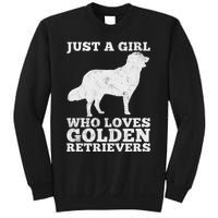 Just A Girl Who Loves Golden Retriever Sweatshirt