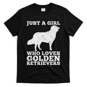 Just A Girl Who Loves Golden Retriever T-Shirt