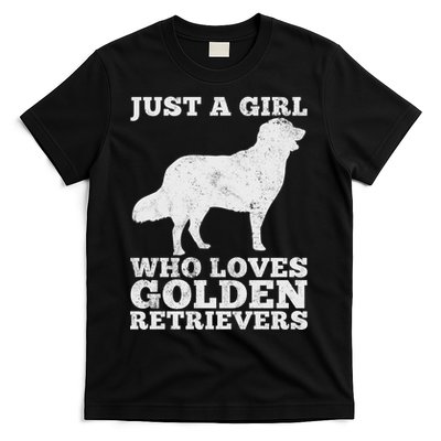 Just A Girl Who Loves Golden Retriever T-Shirt