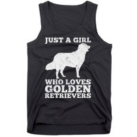 Just A Girl Who Loves Golden Retriever Tank Top