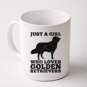 Just A Girl Who Loves Golden Retriever Coffee Mug