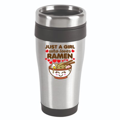 Just A Girl Who Loves Ramen Cute Kawaii Asian Noodles Lover 16oz Travel Tumbler