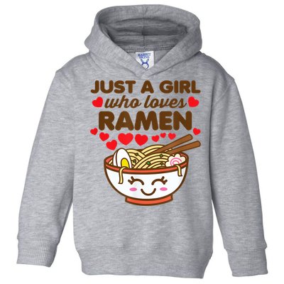 Just A Girl Who Loves Ramen Cute Kawaii Asian Noodles Lover Toddler Hoodie