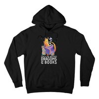 Just A Girl Who Loves Dragons & Books Book Nerds Hoodie