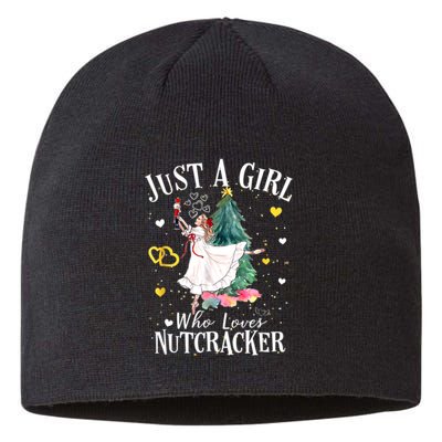 Just A Girl Who Loves Nutcrackers Christmas Ballet Sustainable Beanie