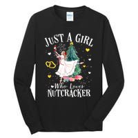 Just A Girl Who Loves Nutcrackers Christmas Ballet Tall Long Sleeve T-Shirt