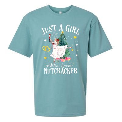 Just A Girl Who Loves Nutcrackers Christmas Ballet Sueded Cloud Jersey T-Shirt