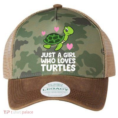 Just A Girl Who Loves Turtles Legacy Tie Dye Trucker Hat