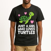 Just A Girl Who Loves Turtles Tall T-Shirt