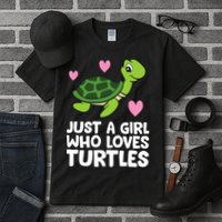 Just A Girl Who Loves Turtles Tall T-Shirt