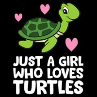 Just A Girl Who Loves Turtles Tall T-Shirt