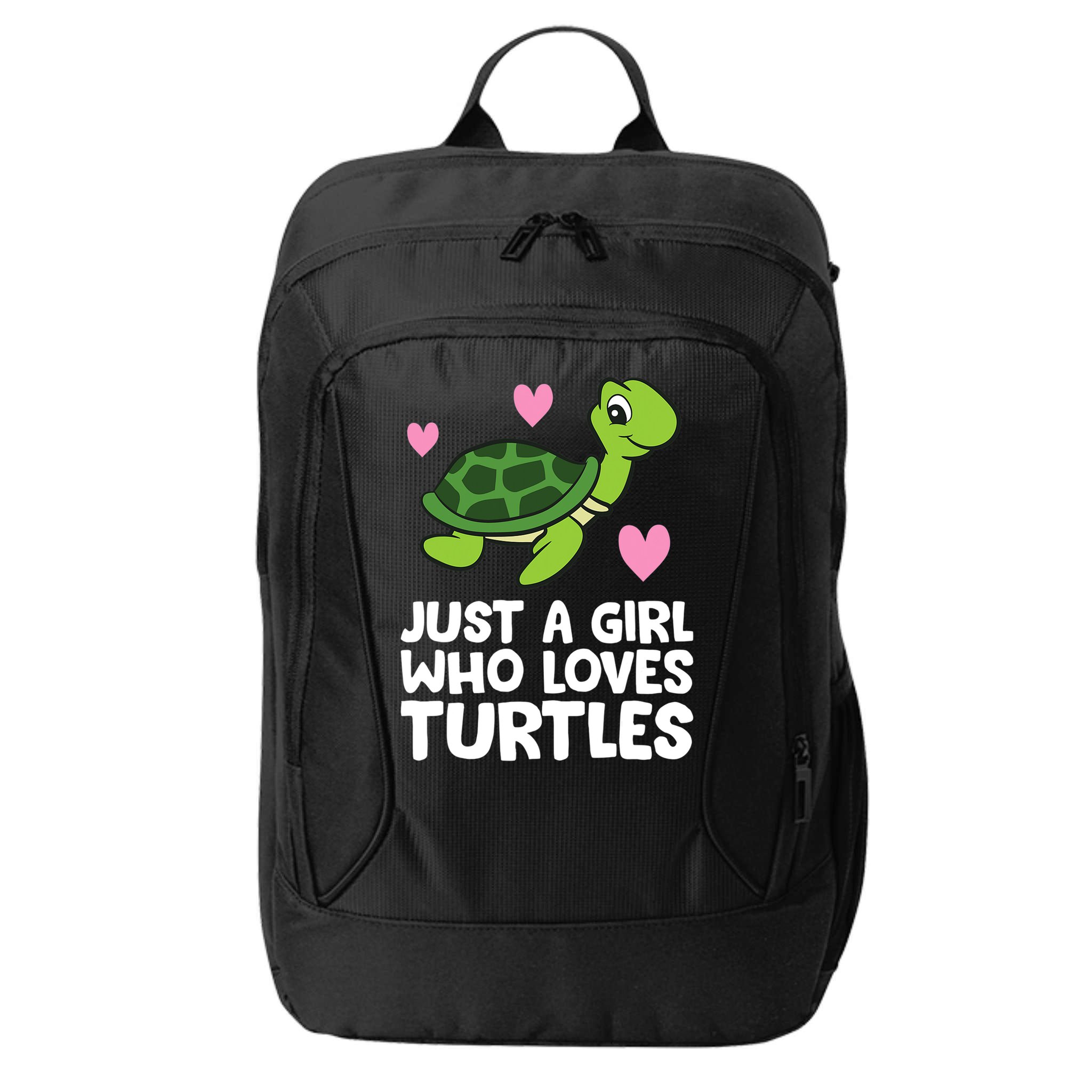 Just A Girl Who Loves Turtles City Backpack