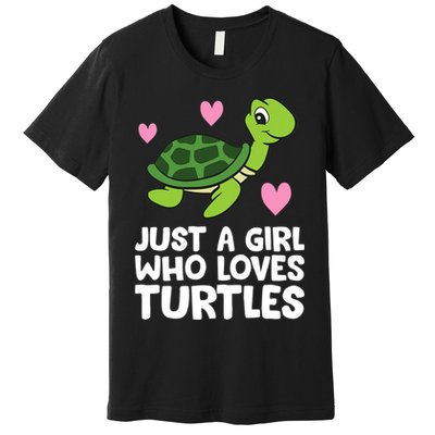 Just A Girl Who Loves Turtles Premium T-Shirt