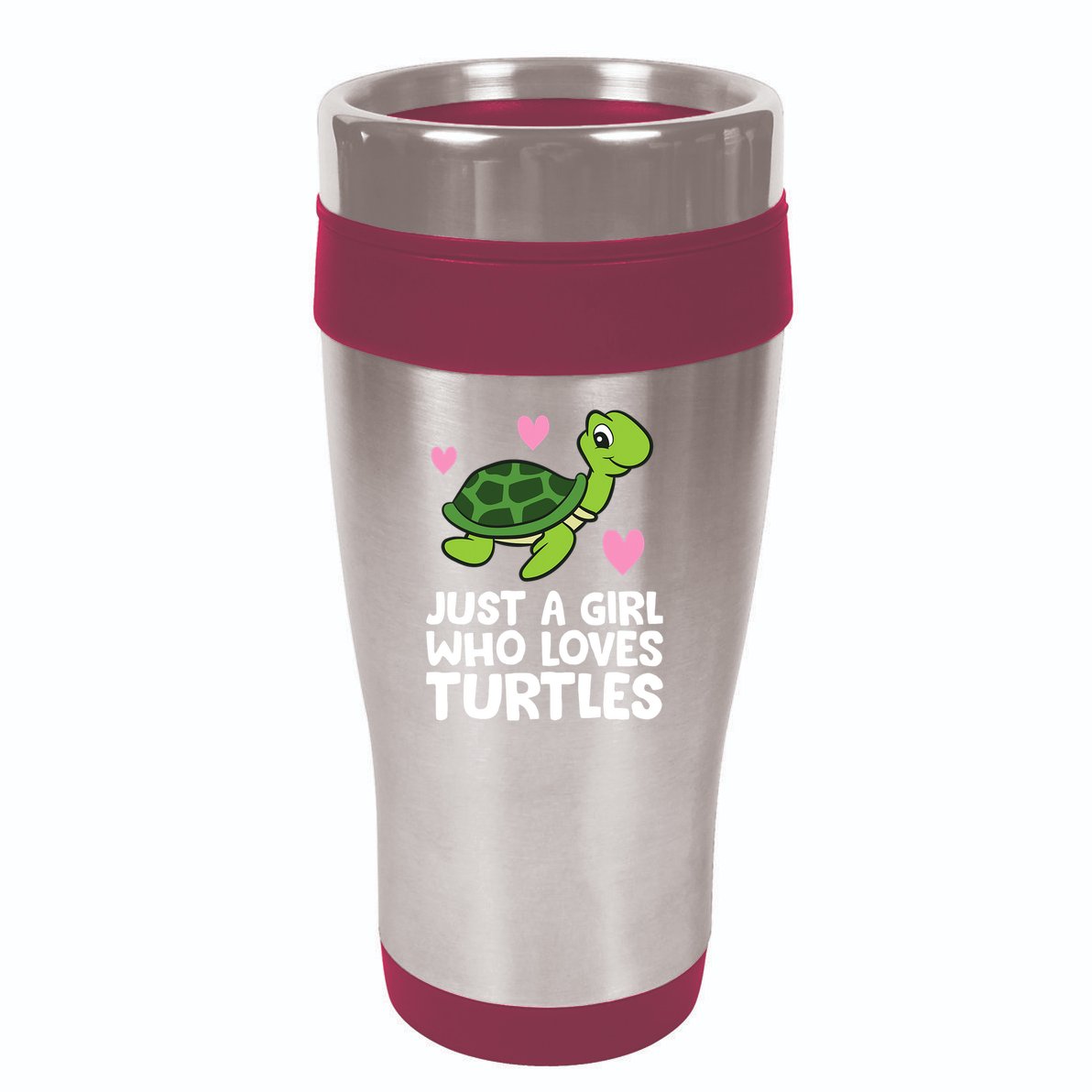 Just A Girl Who Loves Turtles 16oz Travel Tumbler