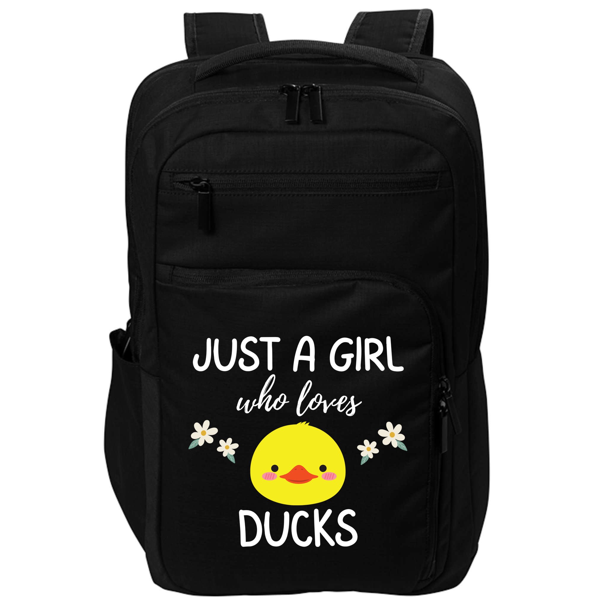Just A Girl Who Loves Ducks Cute Duck Lover Owner Gift Impact Tech Backpack
