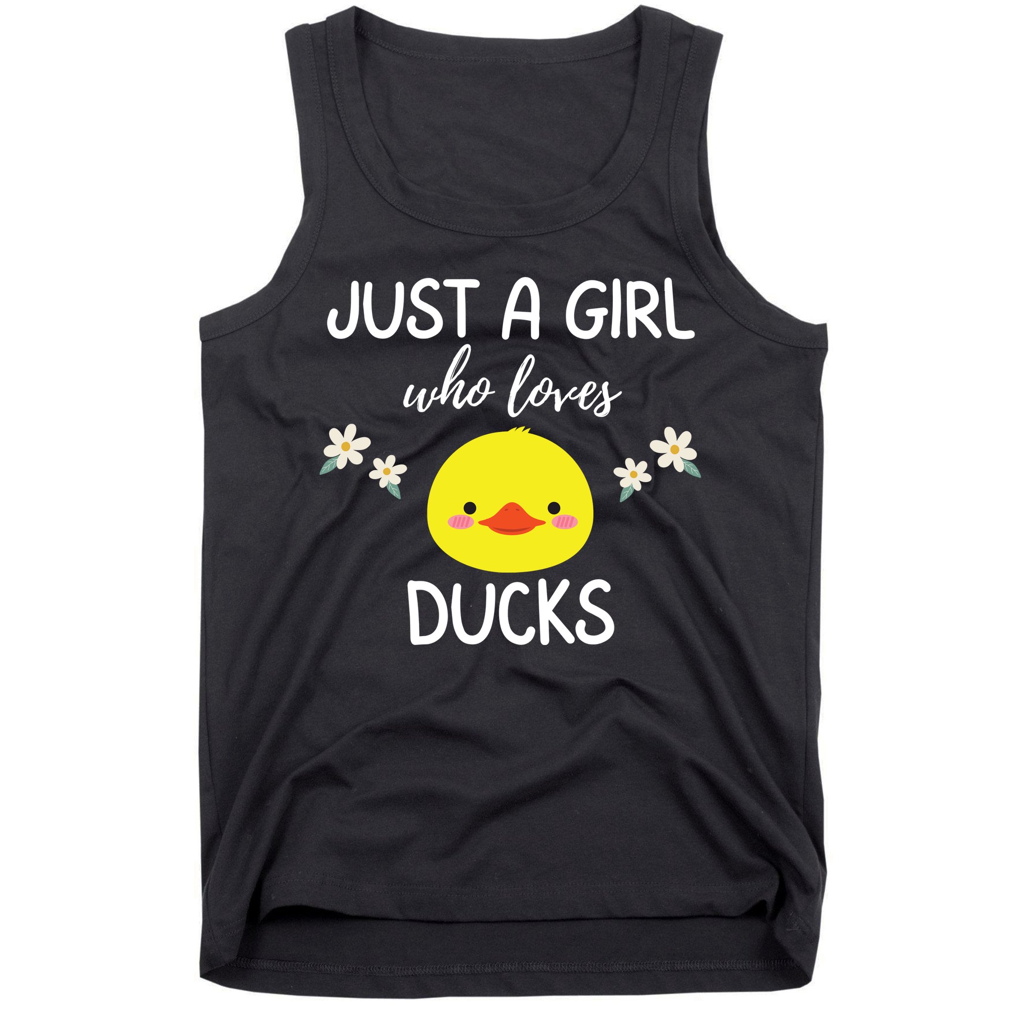 Just A Girl Who Loves Ducks Cute Duck Lover Owner Gift Tank Top