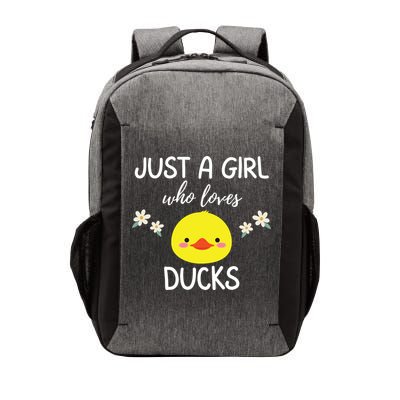 Just A Girl Who Loves Ducks Cute Duck Lover Owner Gift Vector Backpack
