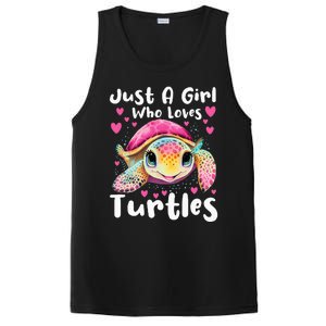 Just A Girl Who Loves Turtles Sea Animal Reptile Lover PosiCharge Competitor Tank