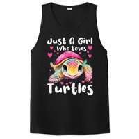 Just A Girl Who Loves Turtles Sea Animal Reptile Lover PosiCharge Competitor Tank