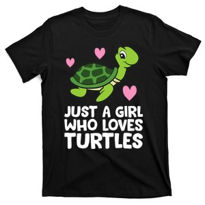 Just a Girl Who Loves Turtles T-Shirt