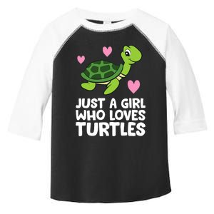 Just a Girl Who Loves Turtles Toddler Fine Jersey T-Shirt