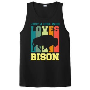 Just A Girl Who Loves Bison PosiCharge Competitor Tank