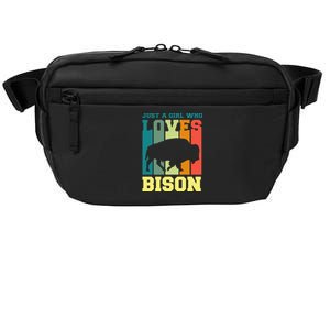 Just A Girl Who Loves Bison Crossbody Pack