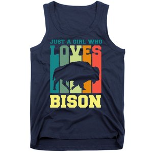 Just A Girl Who Loves Bison Tank Top