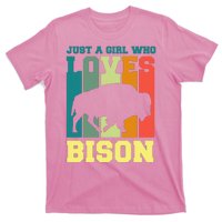 Just A Girl Who Loves Bison T-Shirt